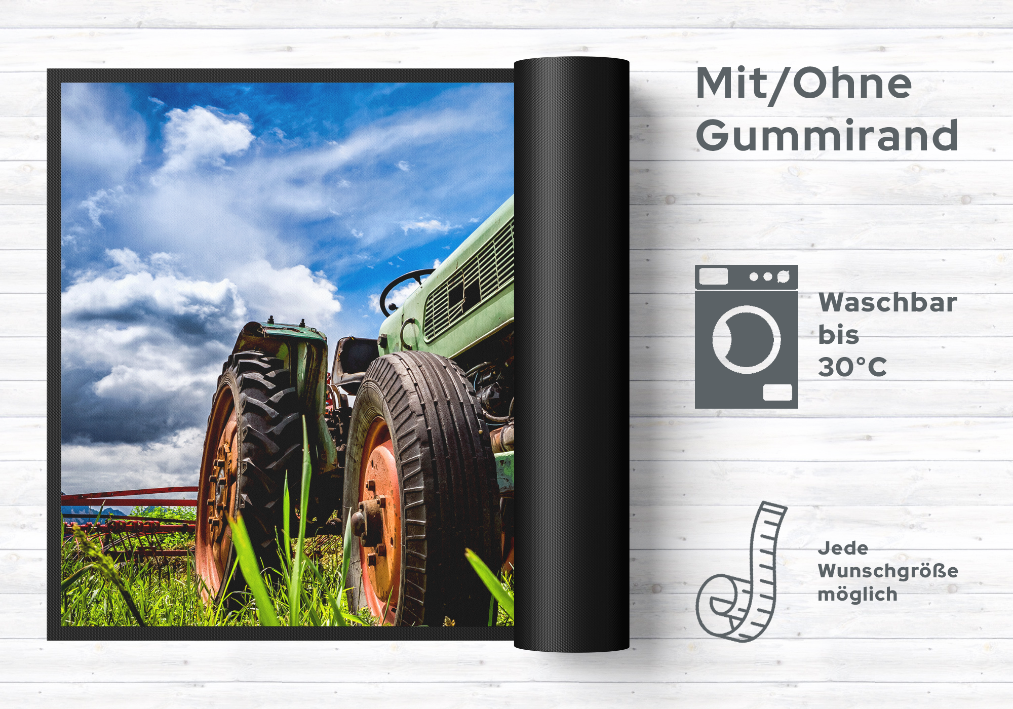 Fussmatte Traktor 6334