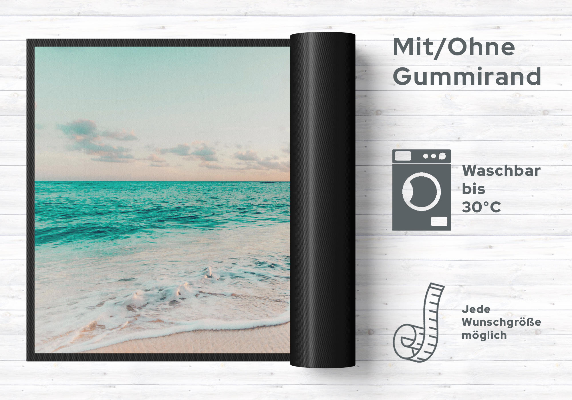 Fussmatte Strand 6358