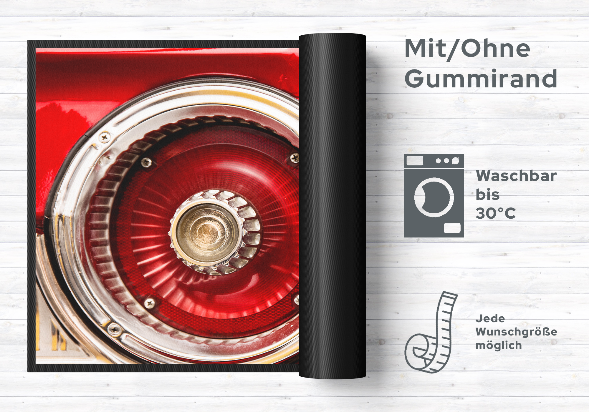 Fussmatte Oldtimer 6364