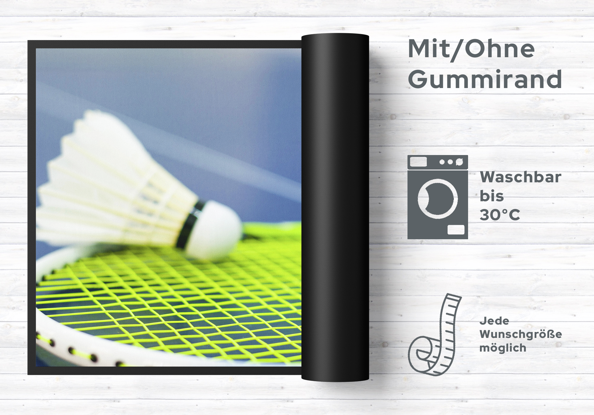 Fussmatte Badminton 6369