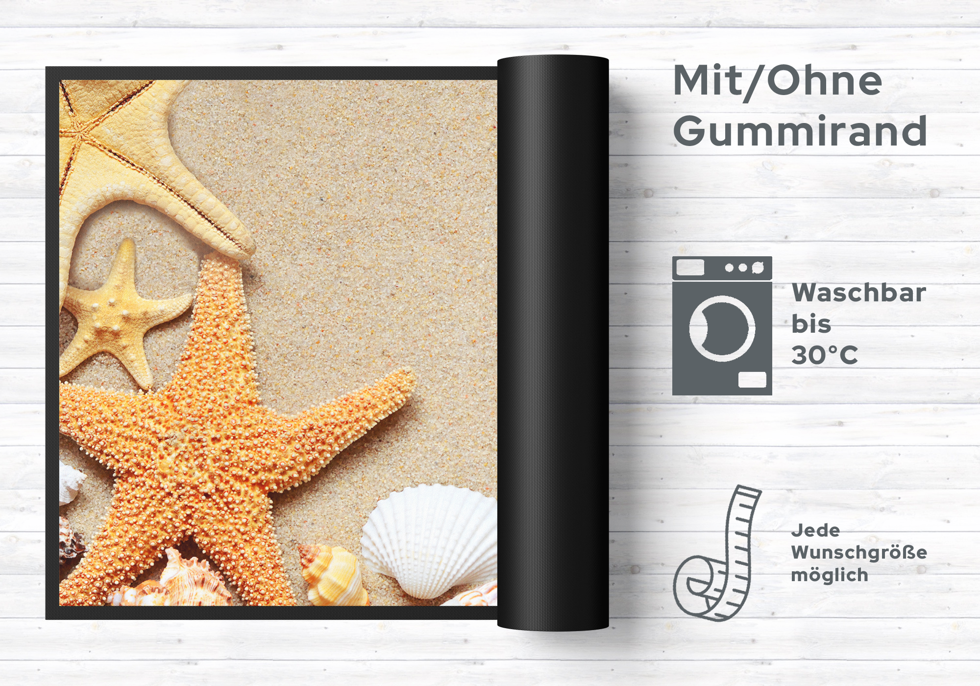 Fussmatte Muscheln 6370