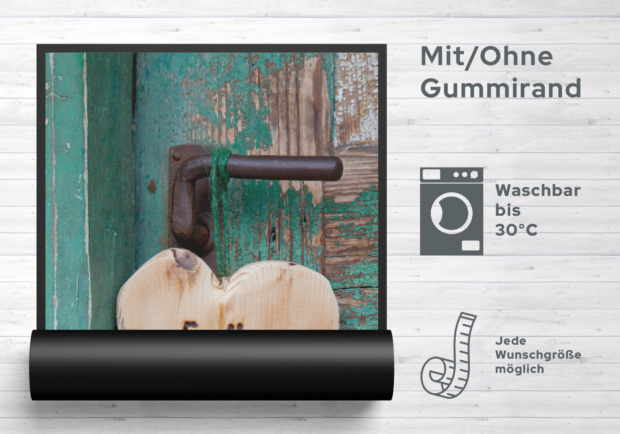 Fussmatte Grüss Gott 7002