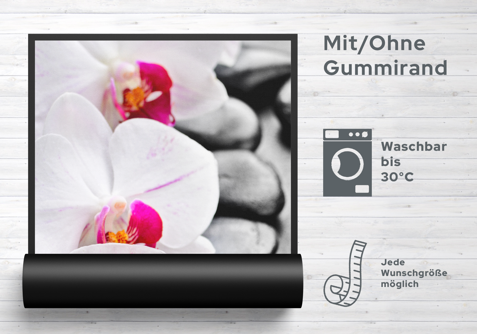 Fussmatte Orchidee 7120