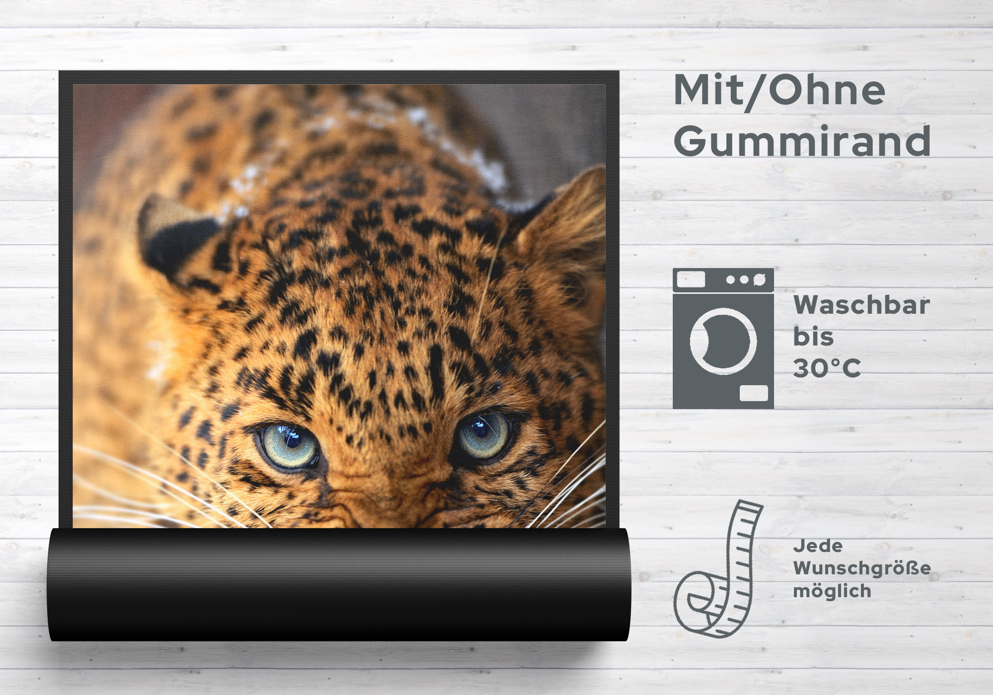 Fussmatte Leopard 7133