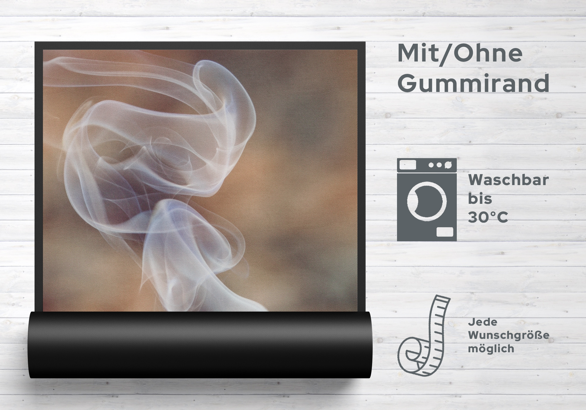 Fussmatte Kaffeebohne 7136