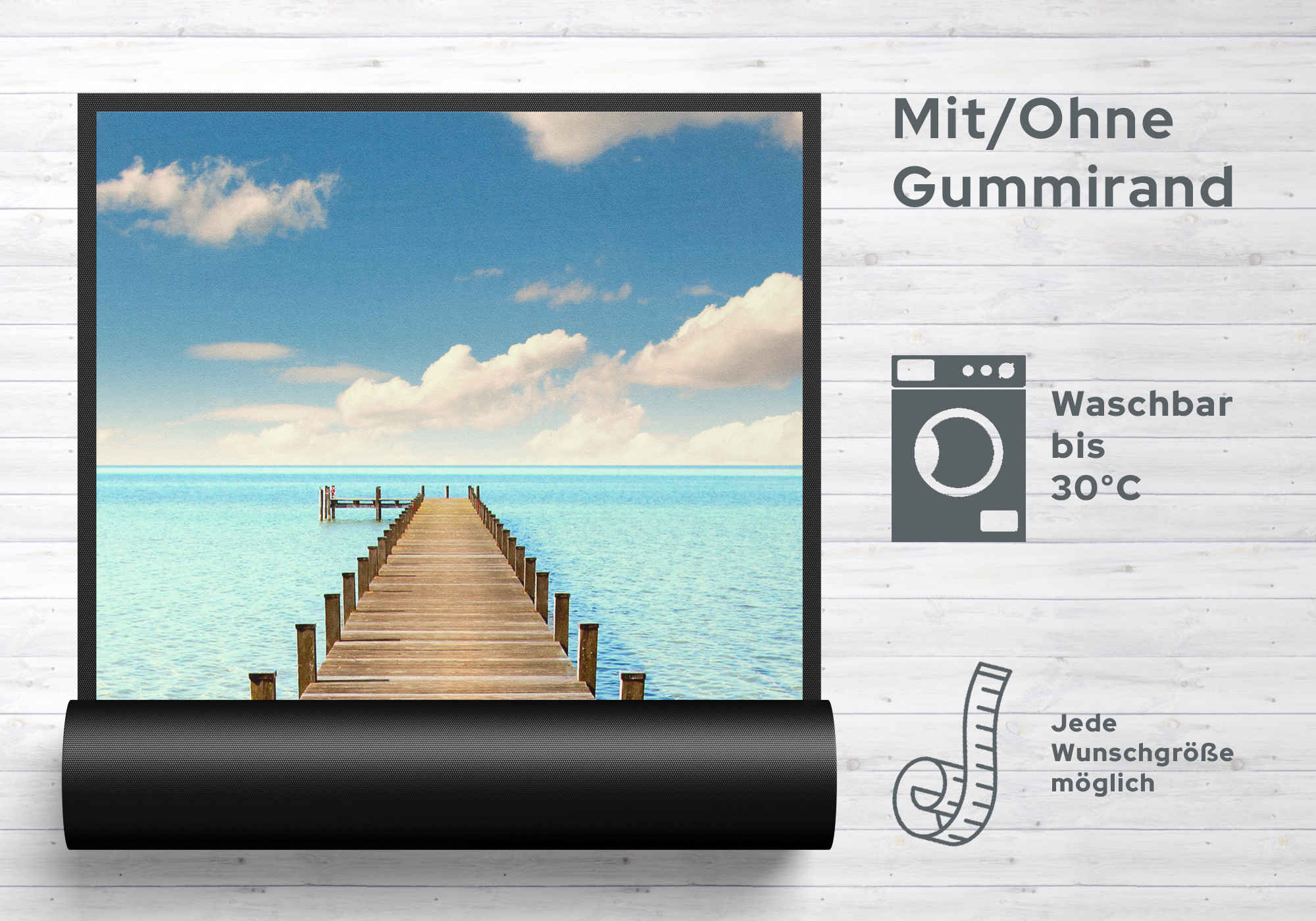 Fussmatte Holzsteg 7155