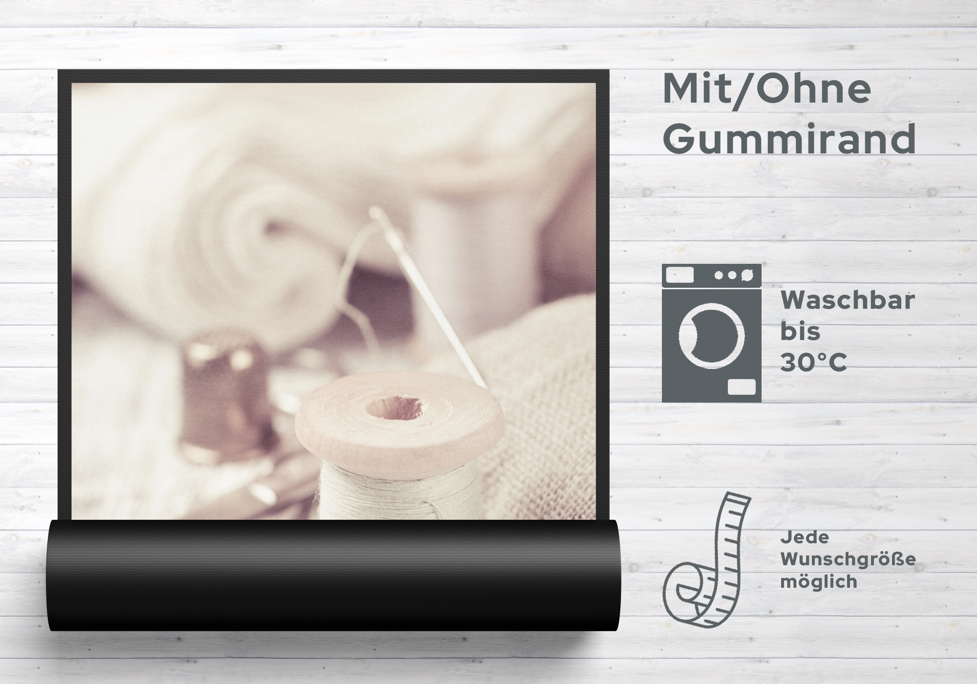 Fussmatte Nähen 7166