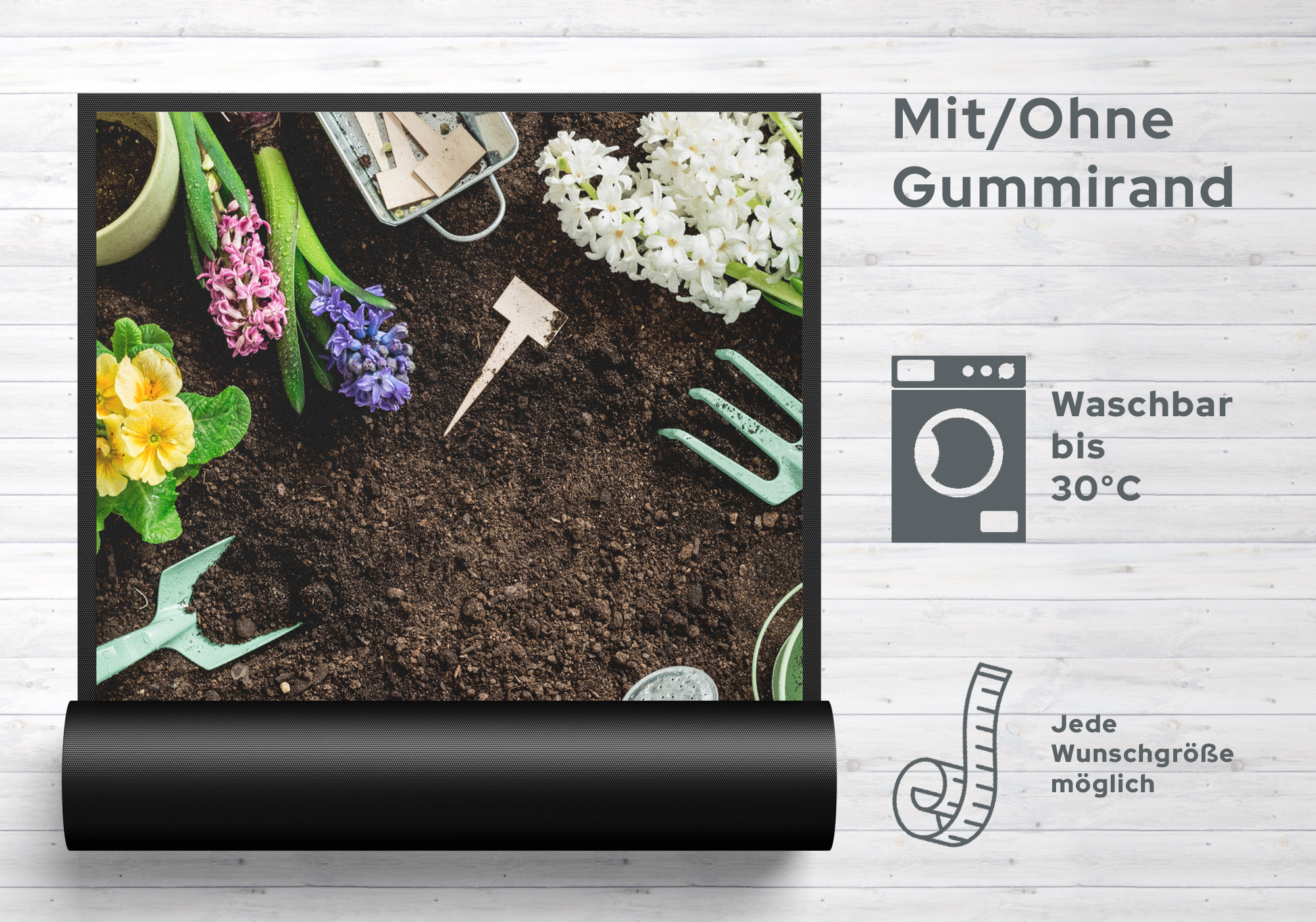 Fussmatte Garten 7177