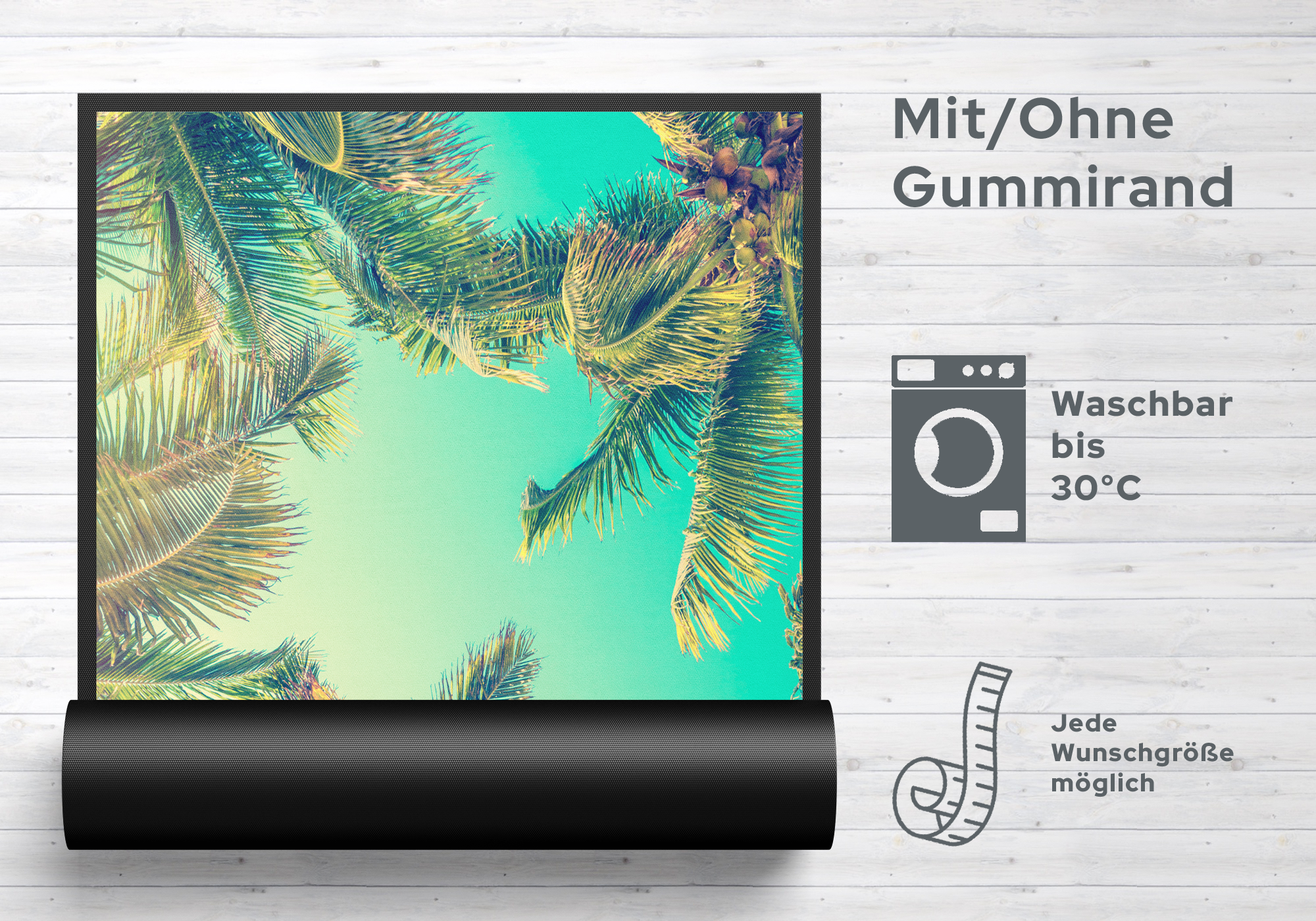 Fussmatte Palmen 7186