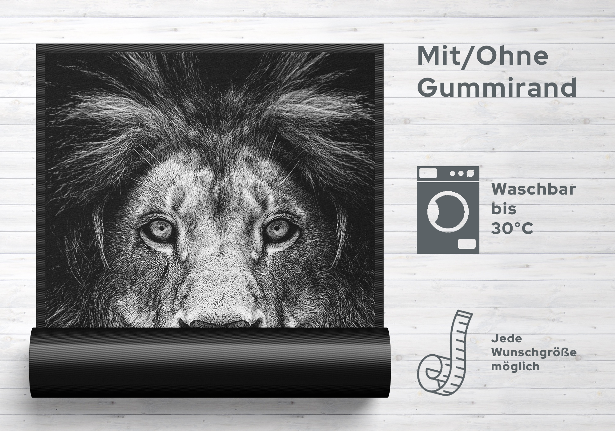 Fussmatte Löwe 7197