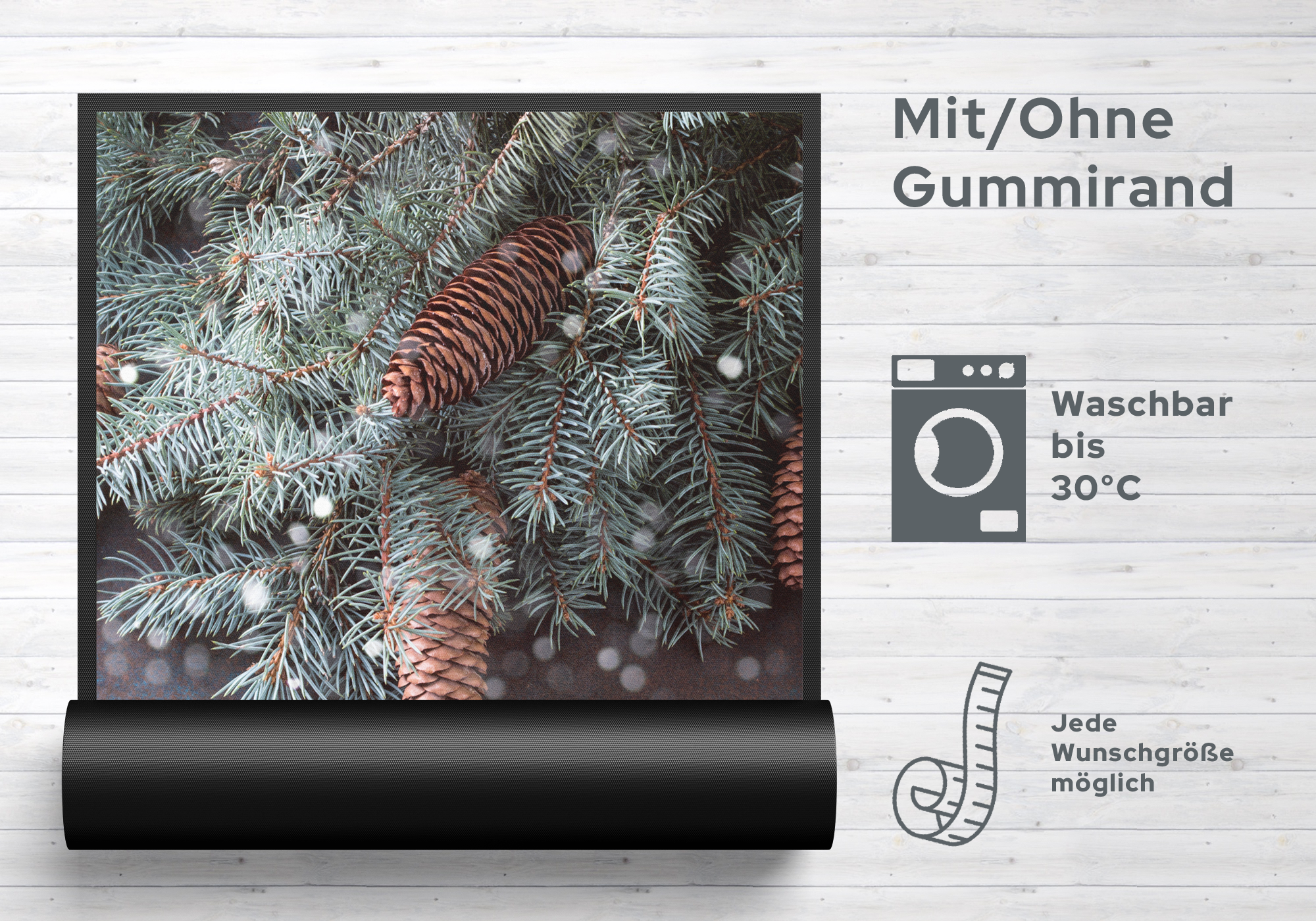 Fussmatte Tanne 7201