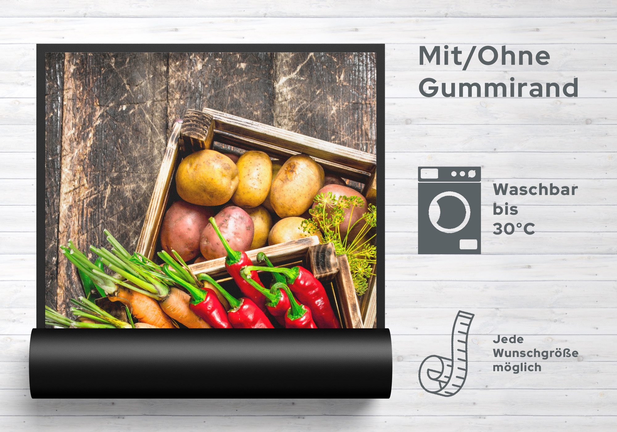 Fussmatte Gemüse 7203