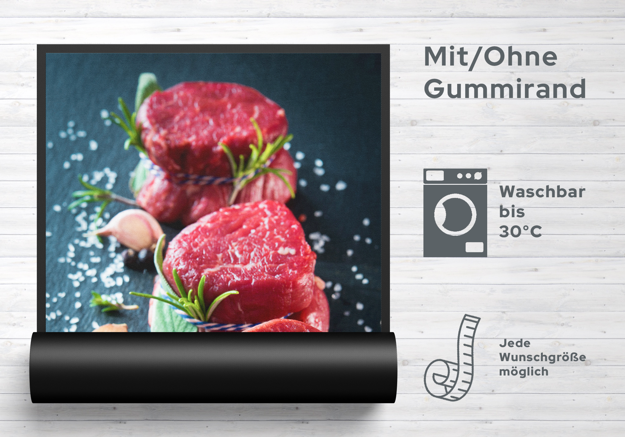 Fussmatte Fleisch 7205