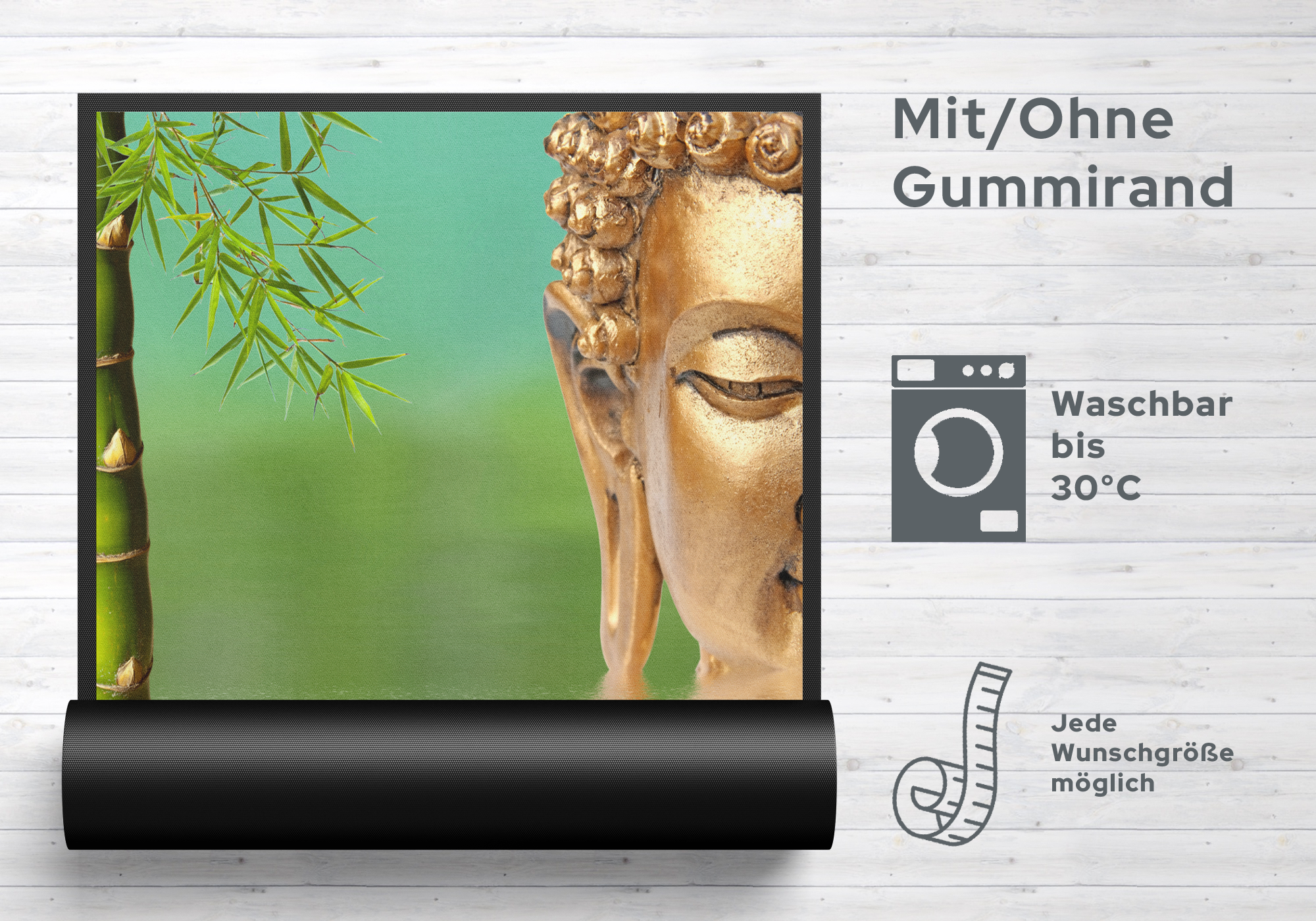 Fussmatte Buddha 7210