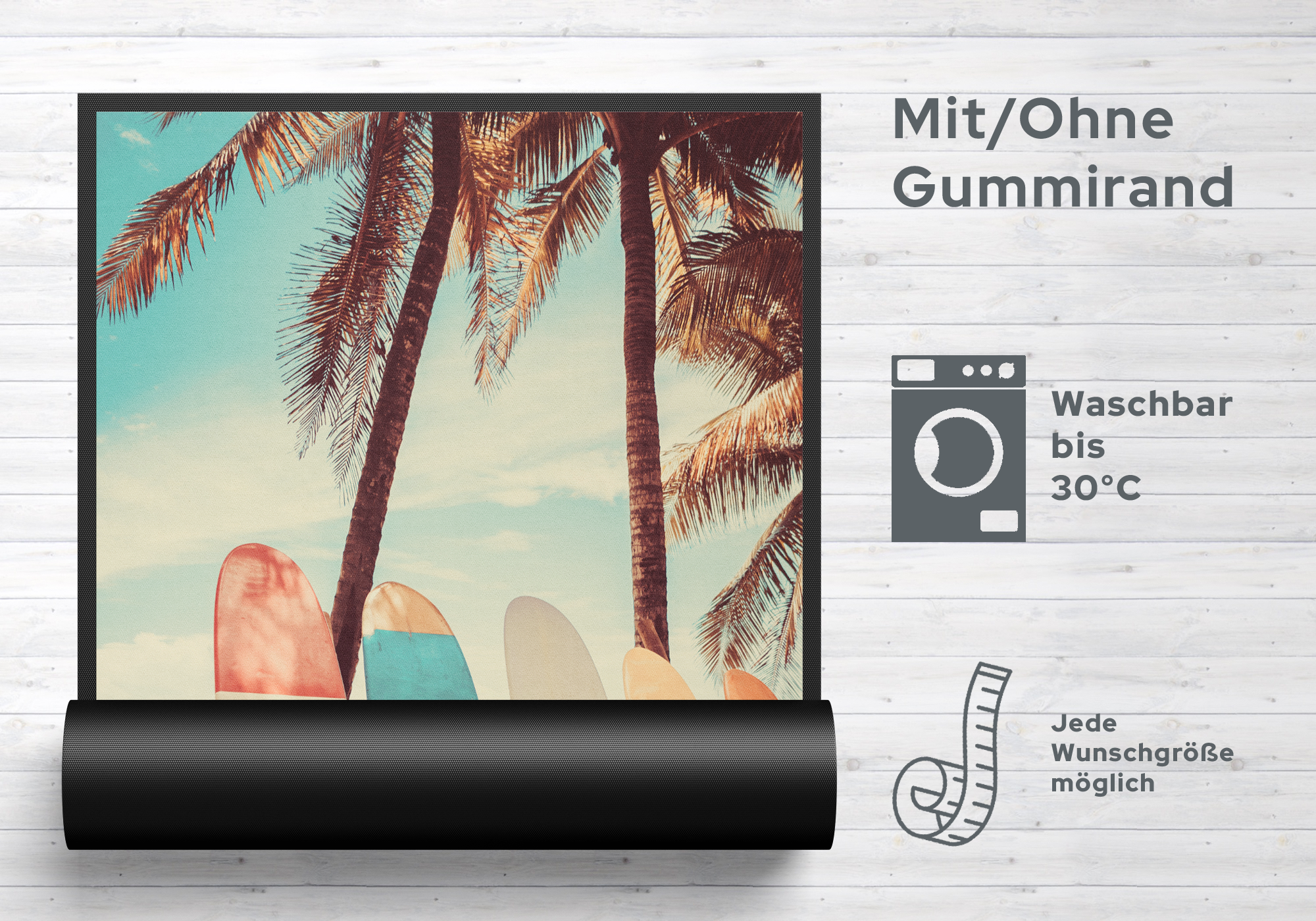 Fussmatte Surfbrett 7248