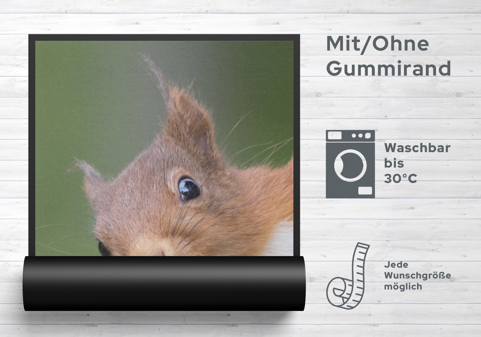 Fussmatte Eichhörnchen 7271