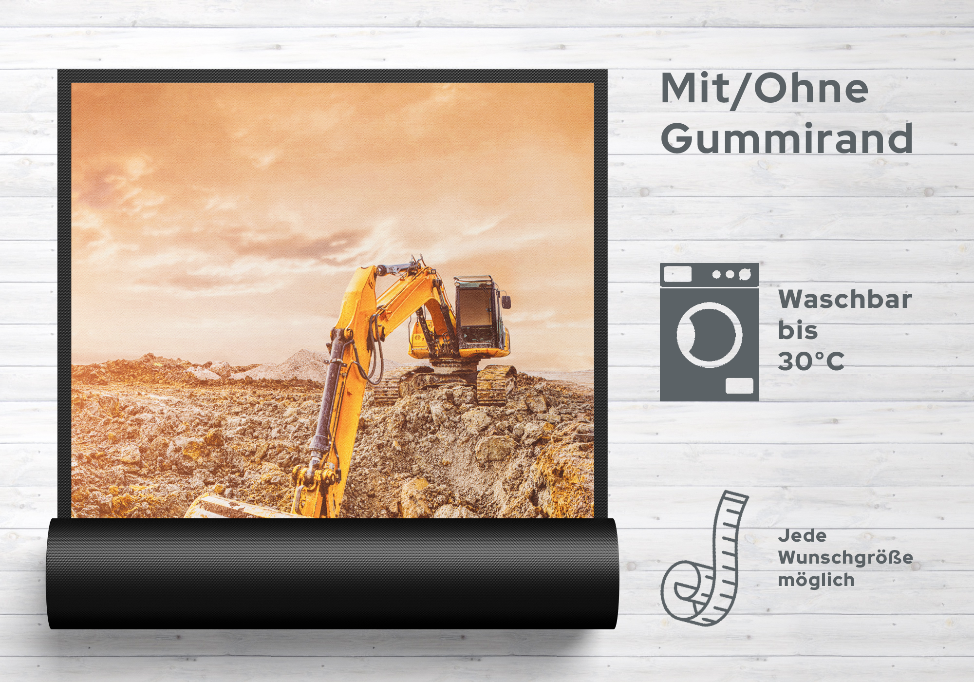 Fussmatte Bagger 7278