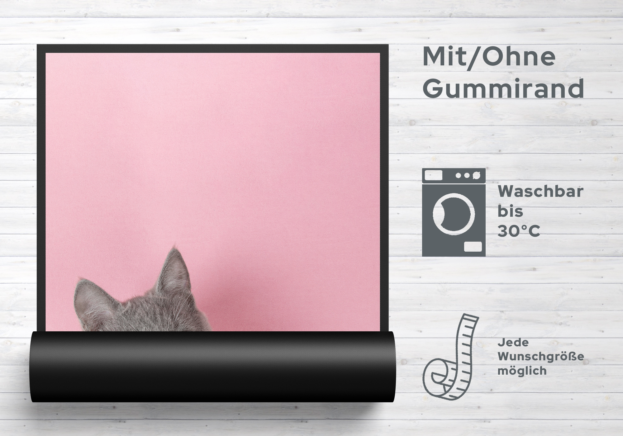 Fussmatte Katze 7282