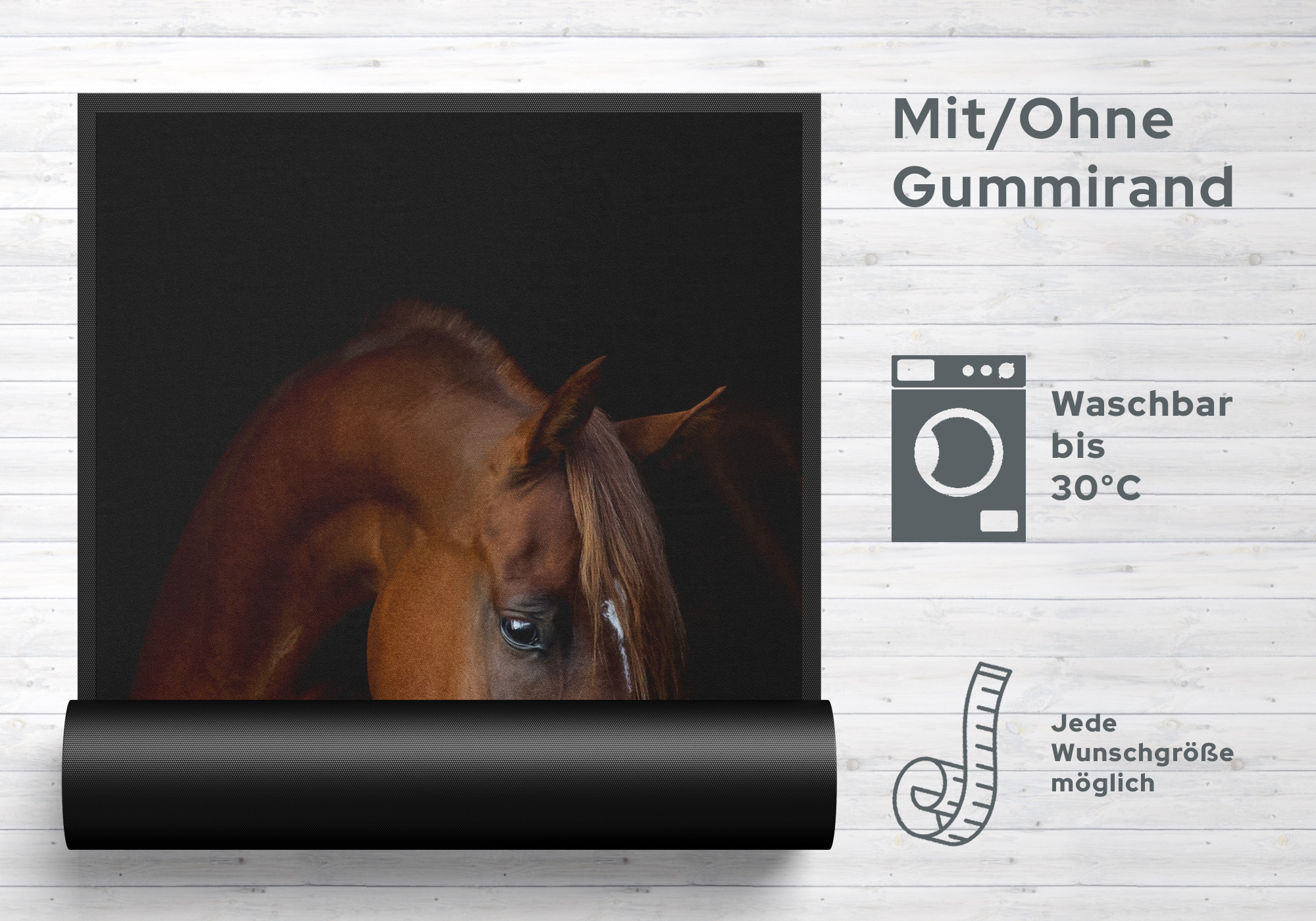 Fussmatte Pferd 7288