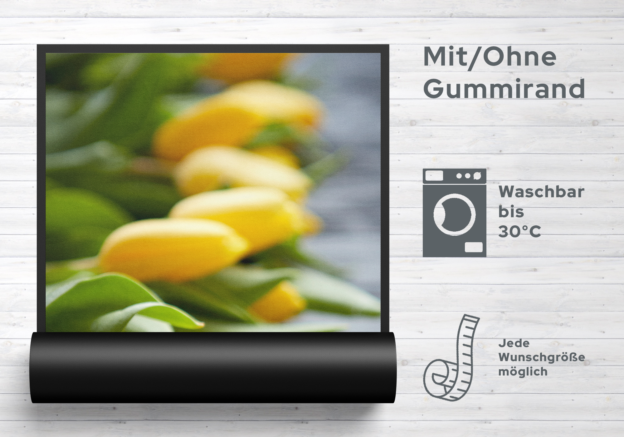 Fussmatte Tulpen 7291