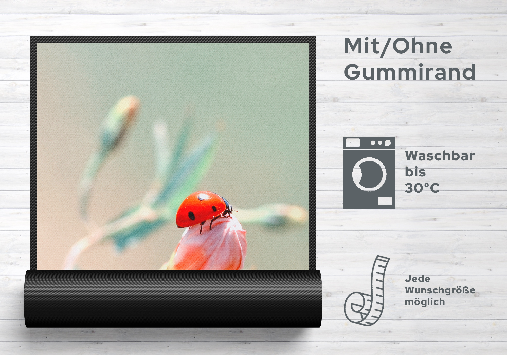 Fussmatte Marienkäfer 7297