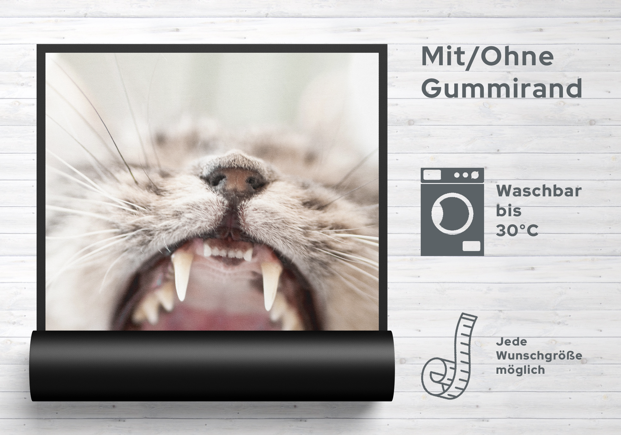 Fussmatte Katze 7309