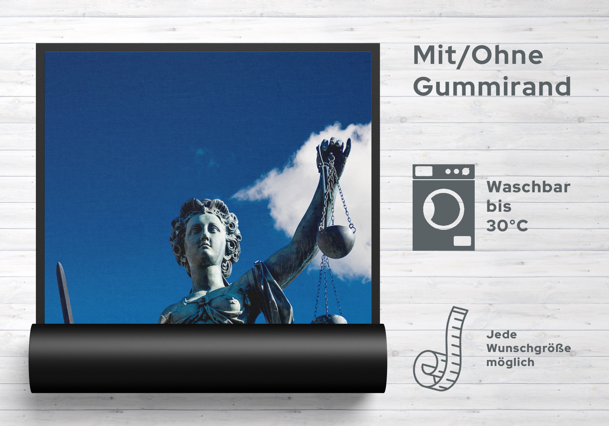 Fussmatte Justitia 7474