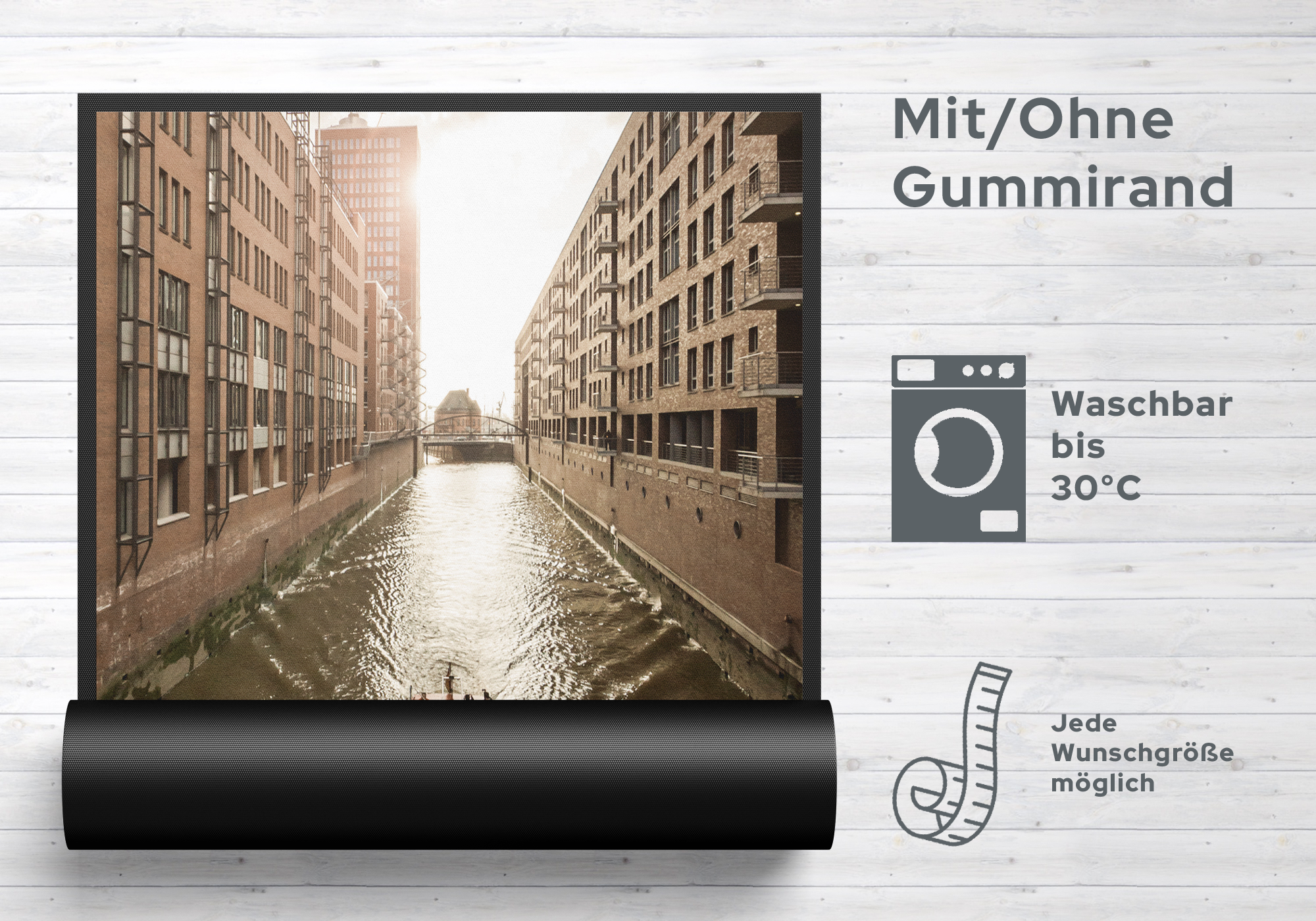 Fussmatte Hamburg 7480