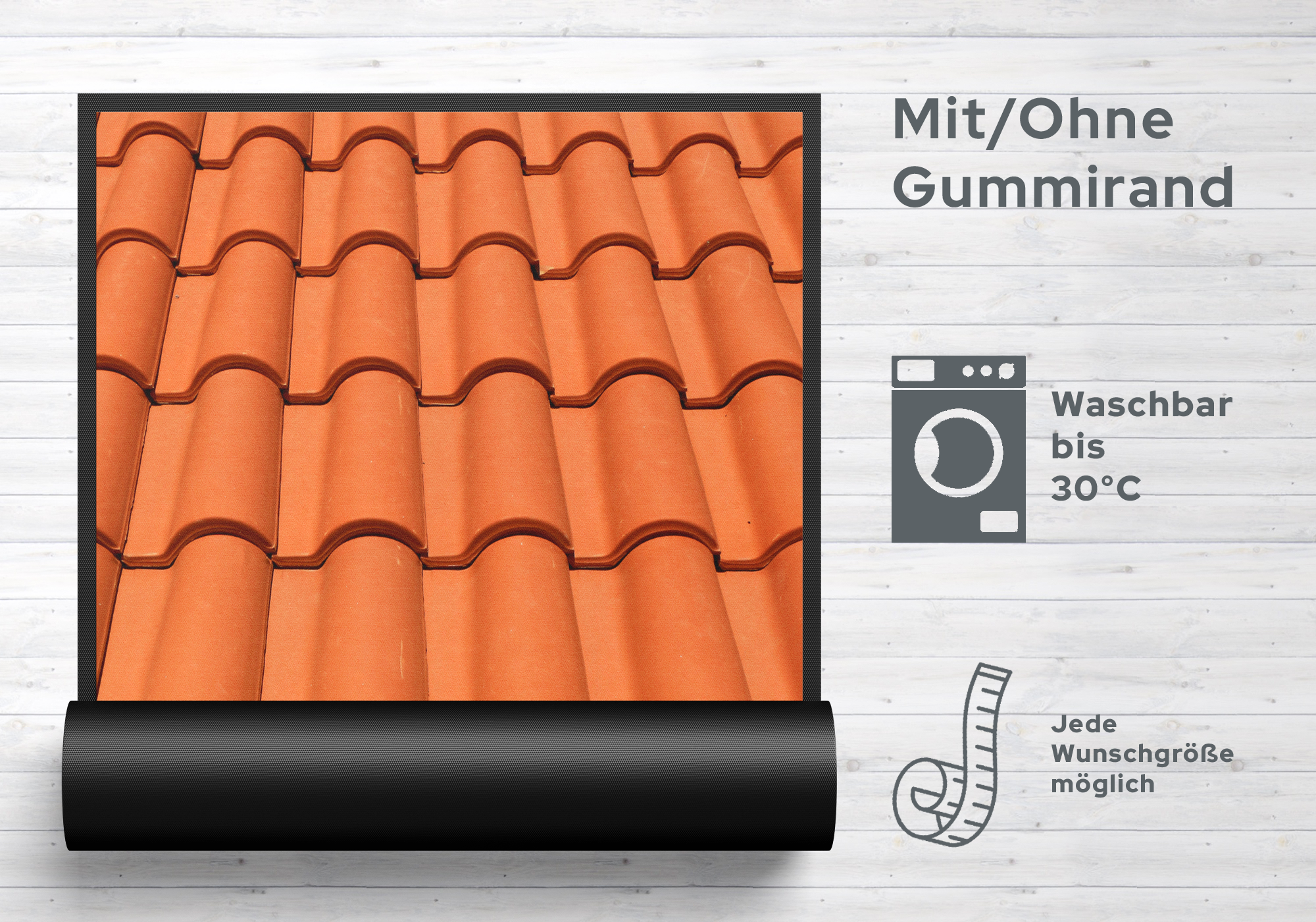 Fussmatte Dachdecker 7533