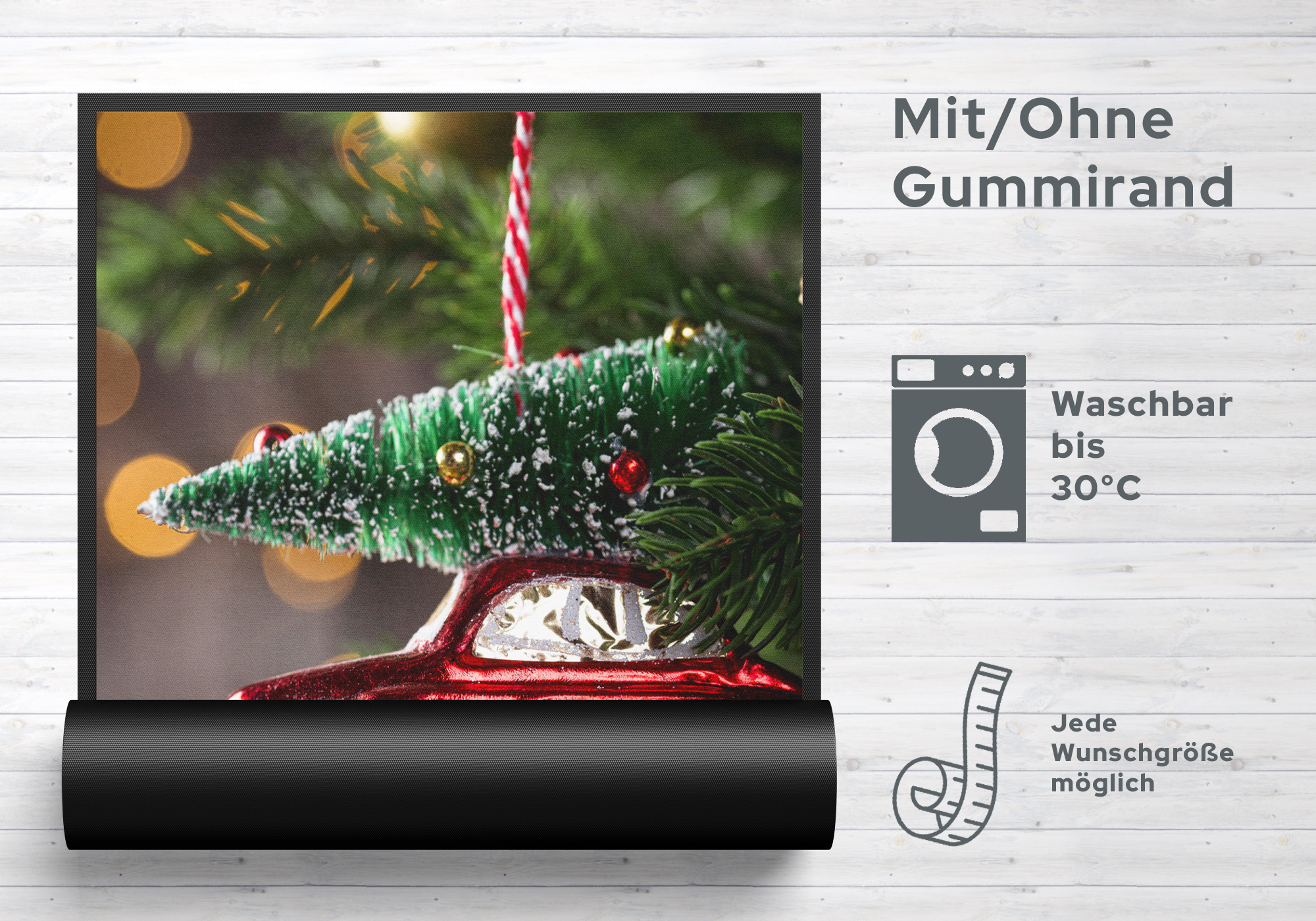 Fussmatte Weihnachten 7544