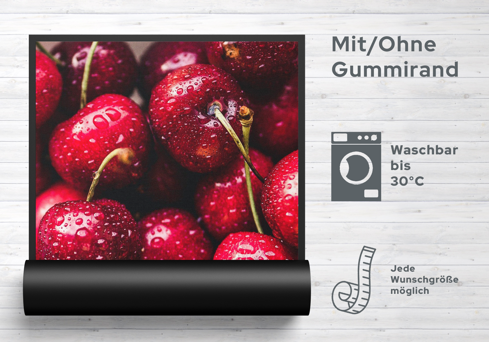 Fussmatte Kirsche 7595