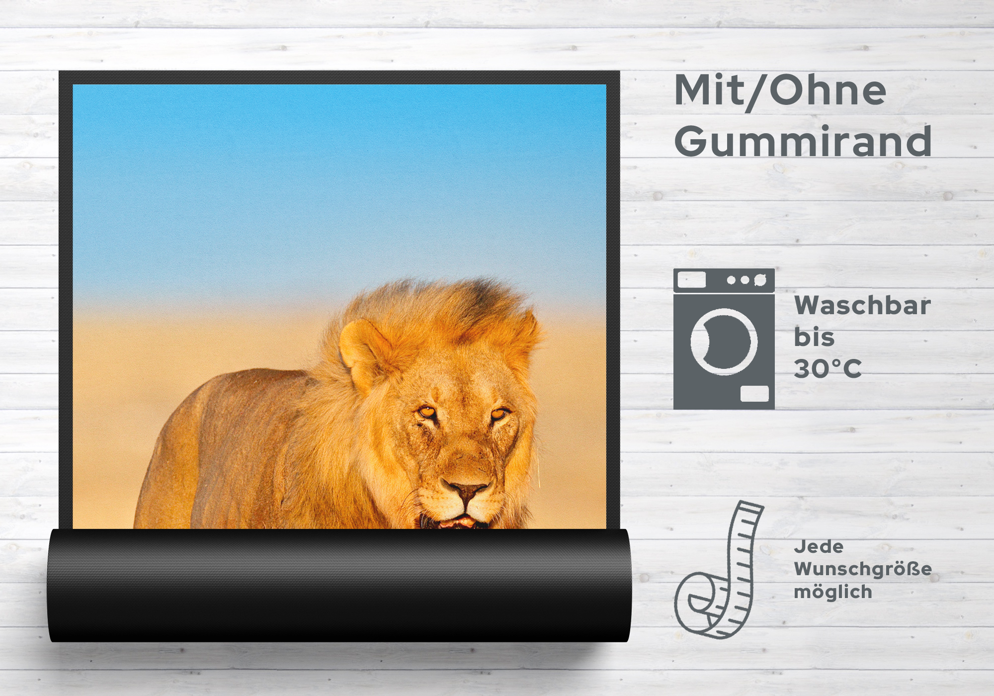 Fussmatte Löwe 7615