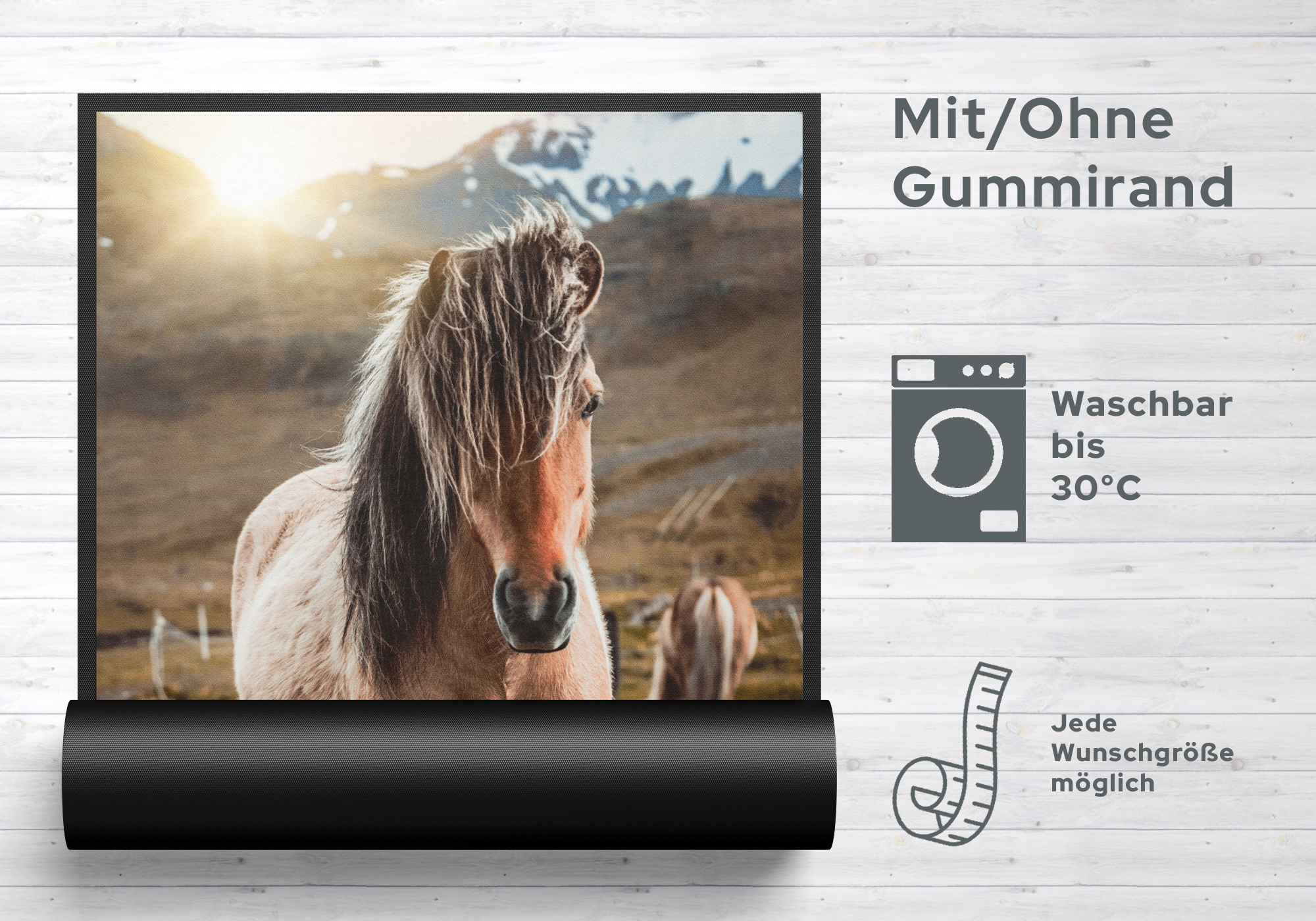 Fussmatte Pferd 7642