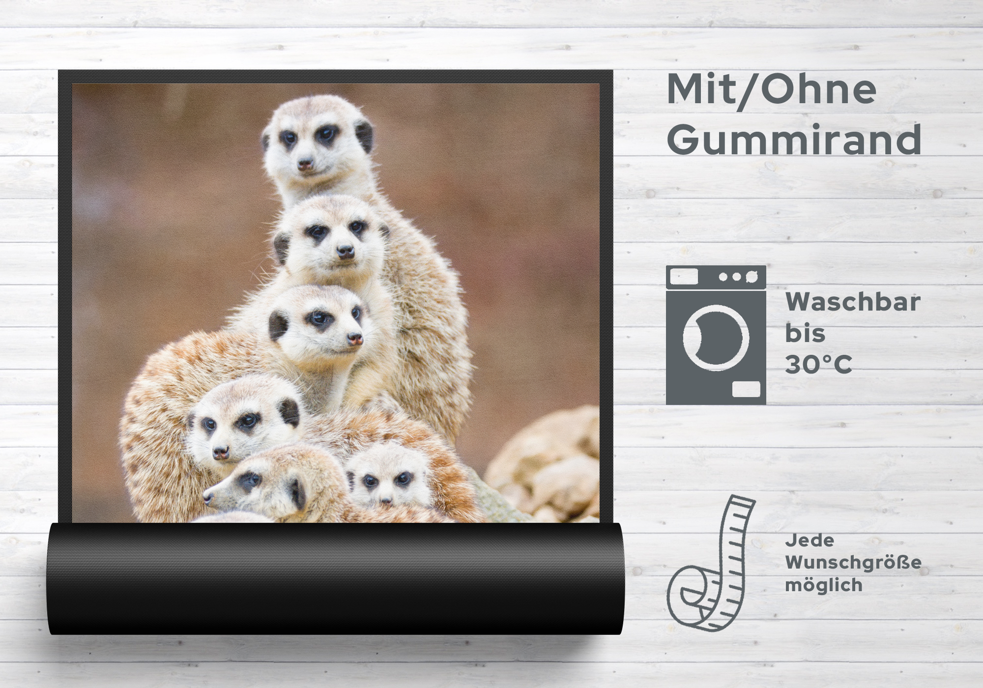 Fussmatte Erdmännchen 7678