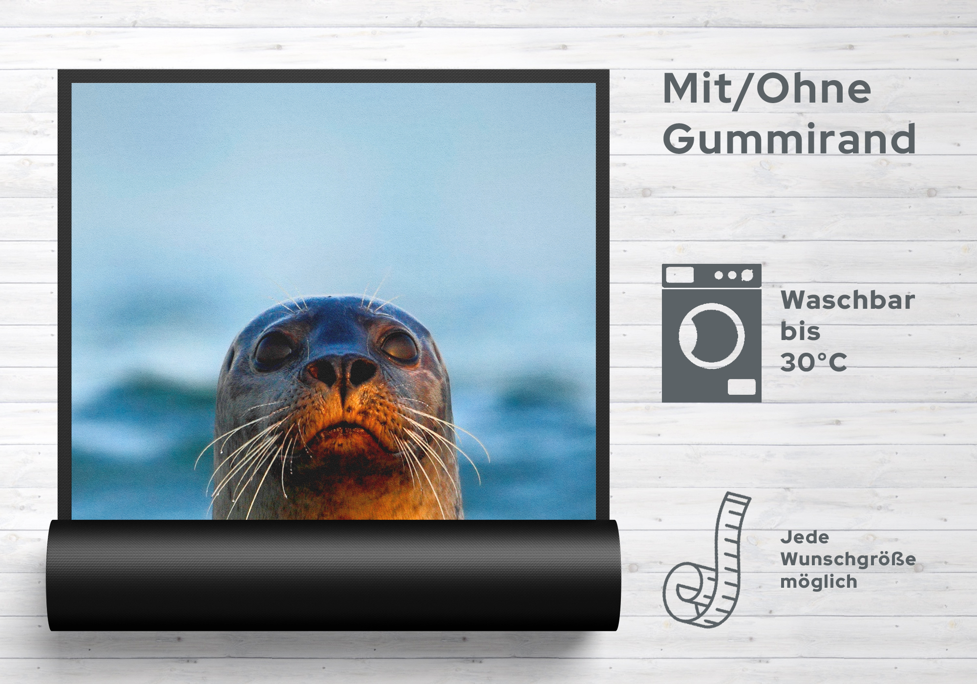 Fussmatte Robbe 7680