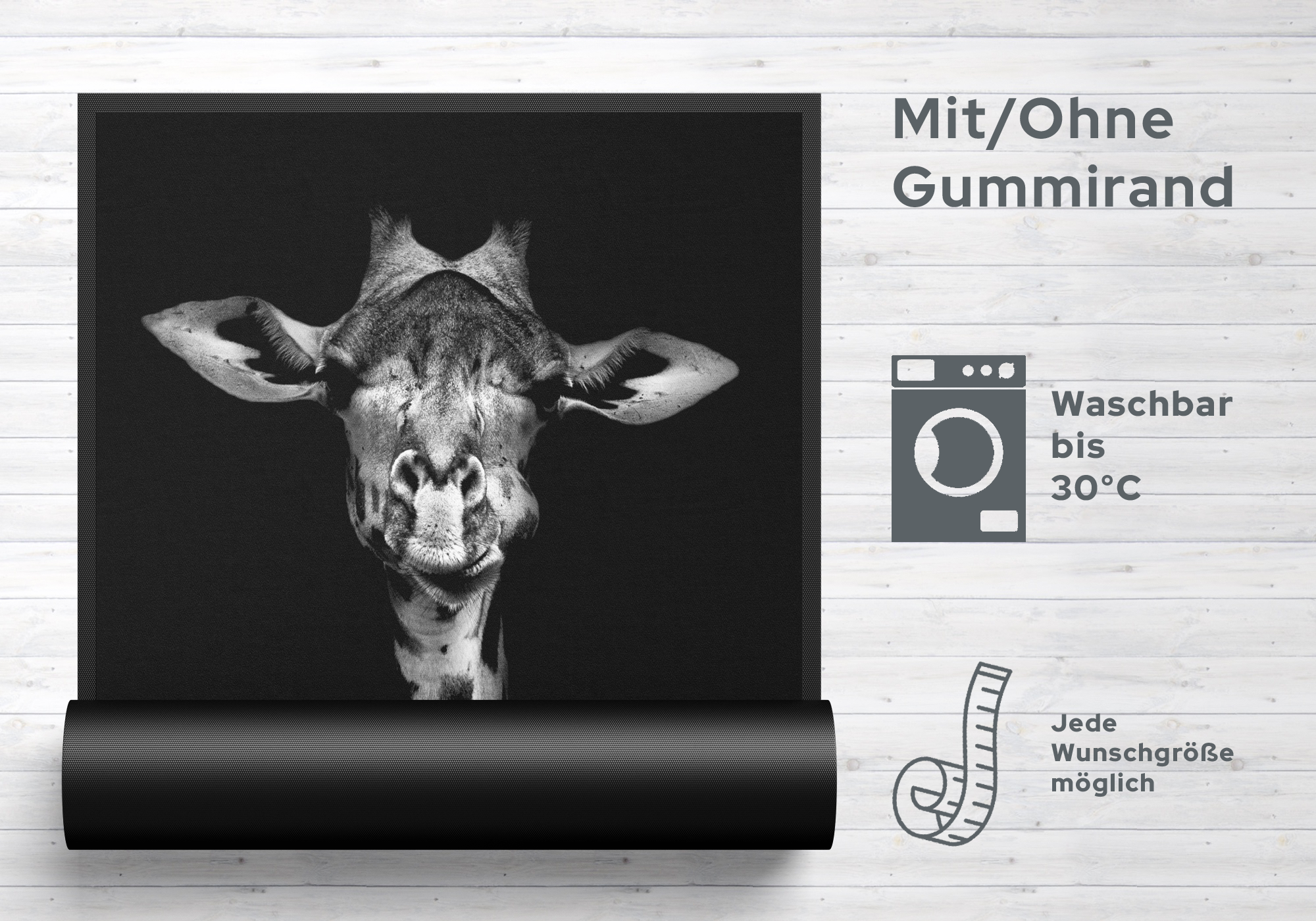 Fussmatte Giraffe 7687