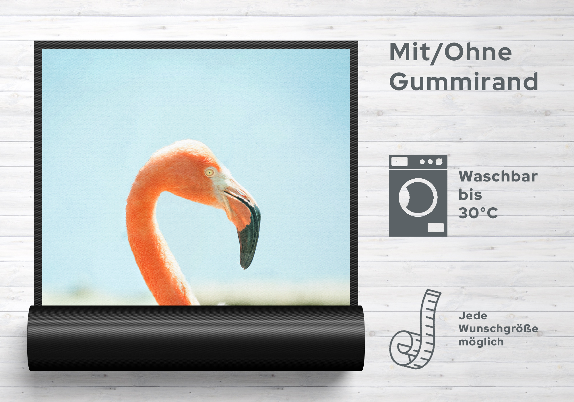 Fussmatte Flamingo 7780