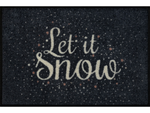 Lade das Bild in den Galerie-Viewer, Fußmatte mit Aufschrift &quot;Let it snow&quot;
