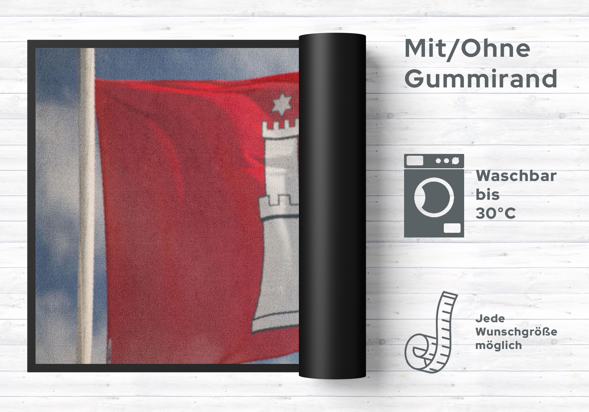 Fussmatte Hamburg 4468