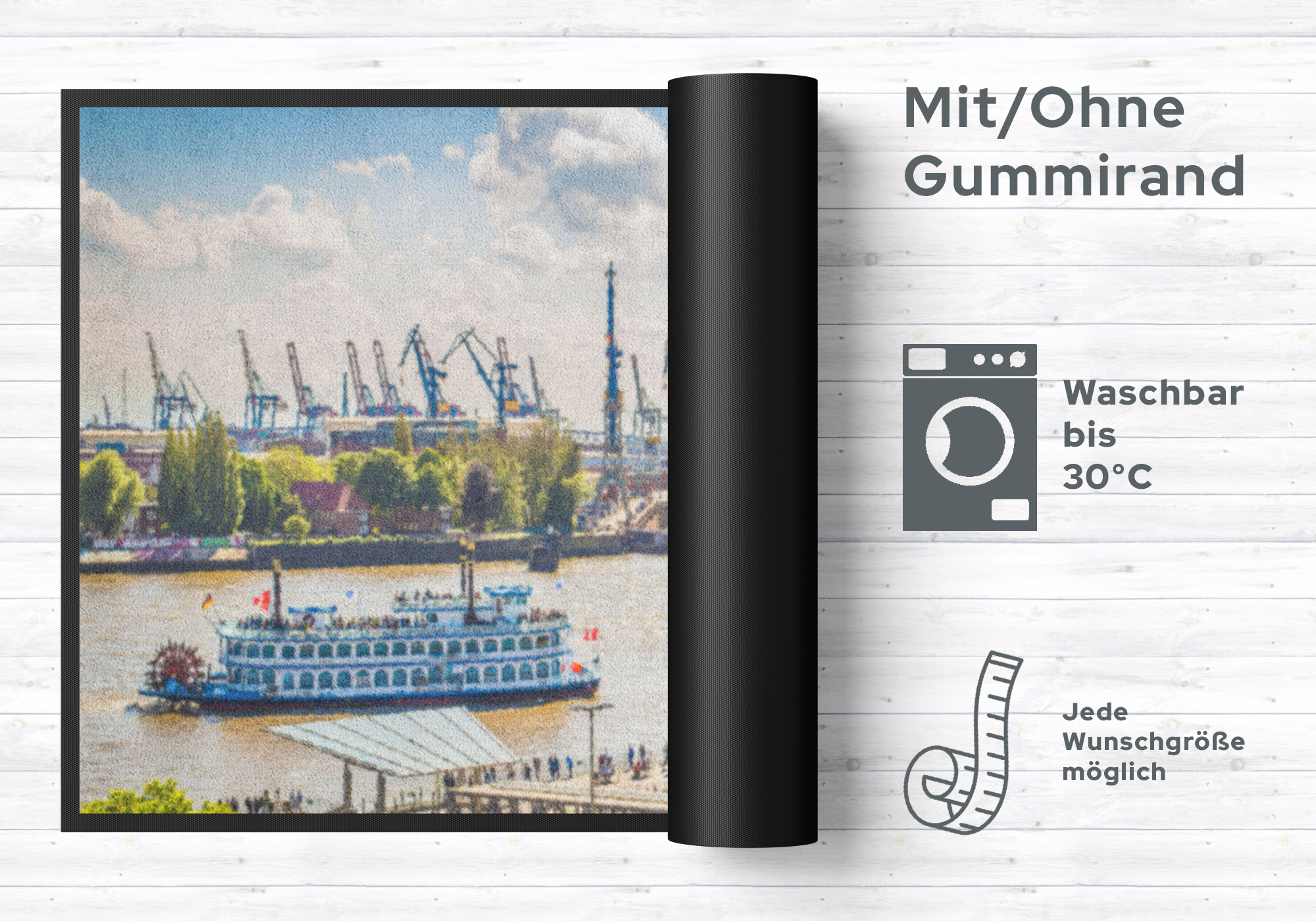 Fussmatte Hamburg 4483