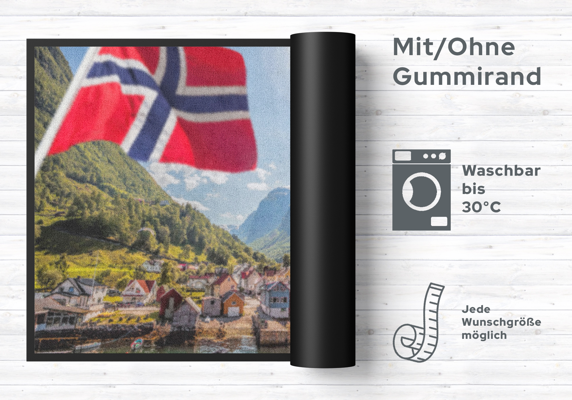 Fussmatte Norwegen 4487