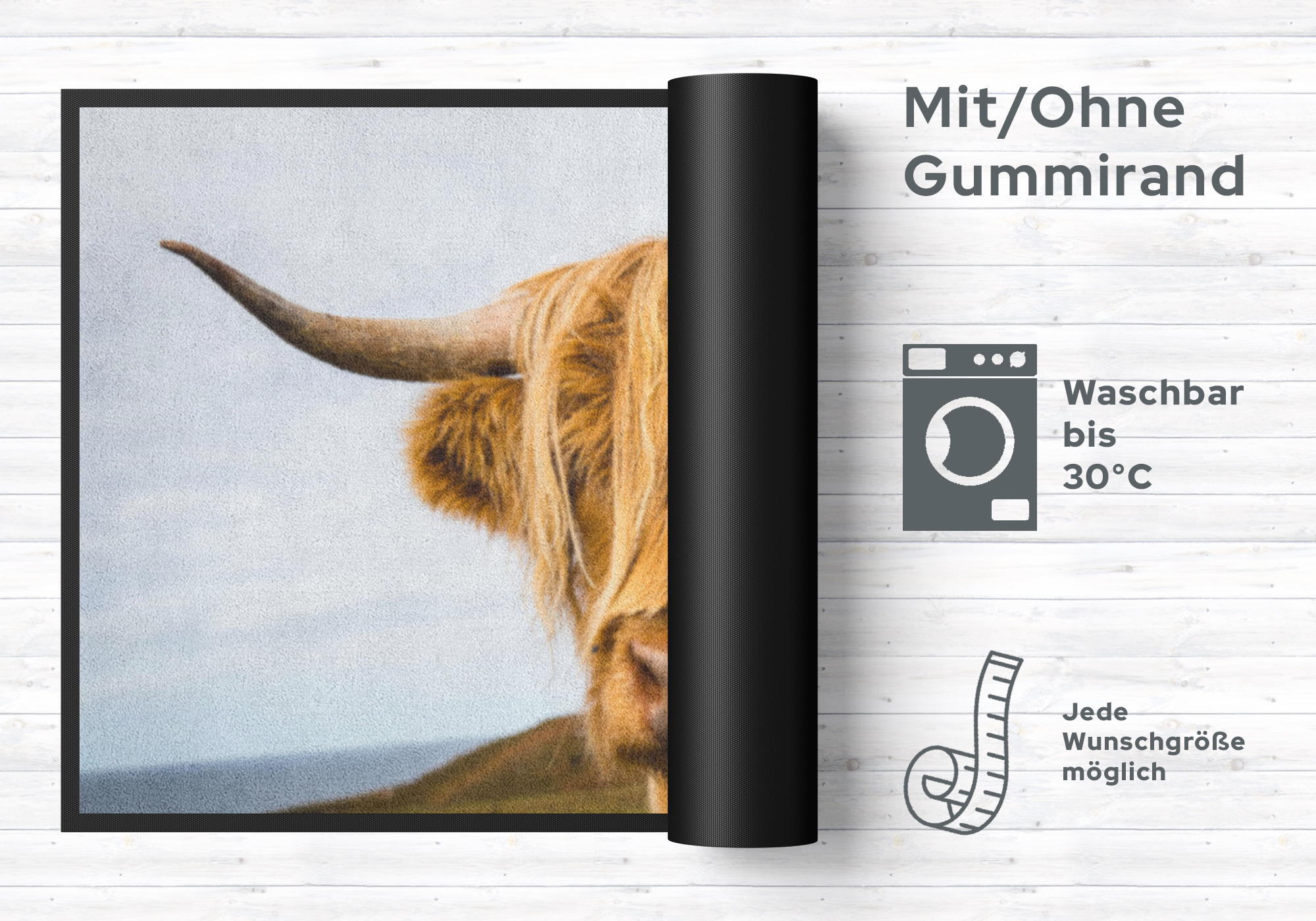 Fussmatte Ochse 4512