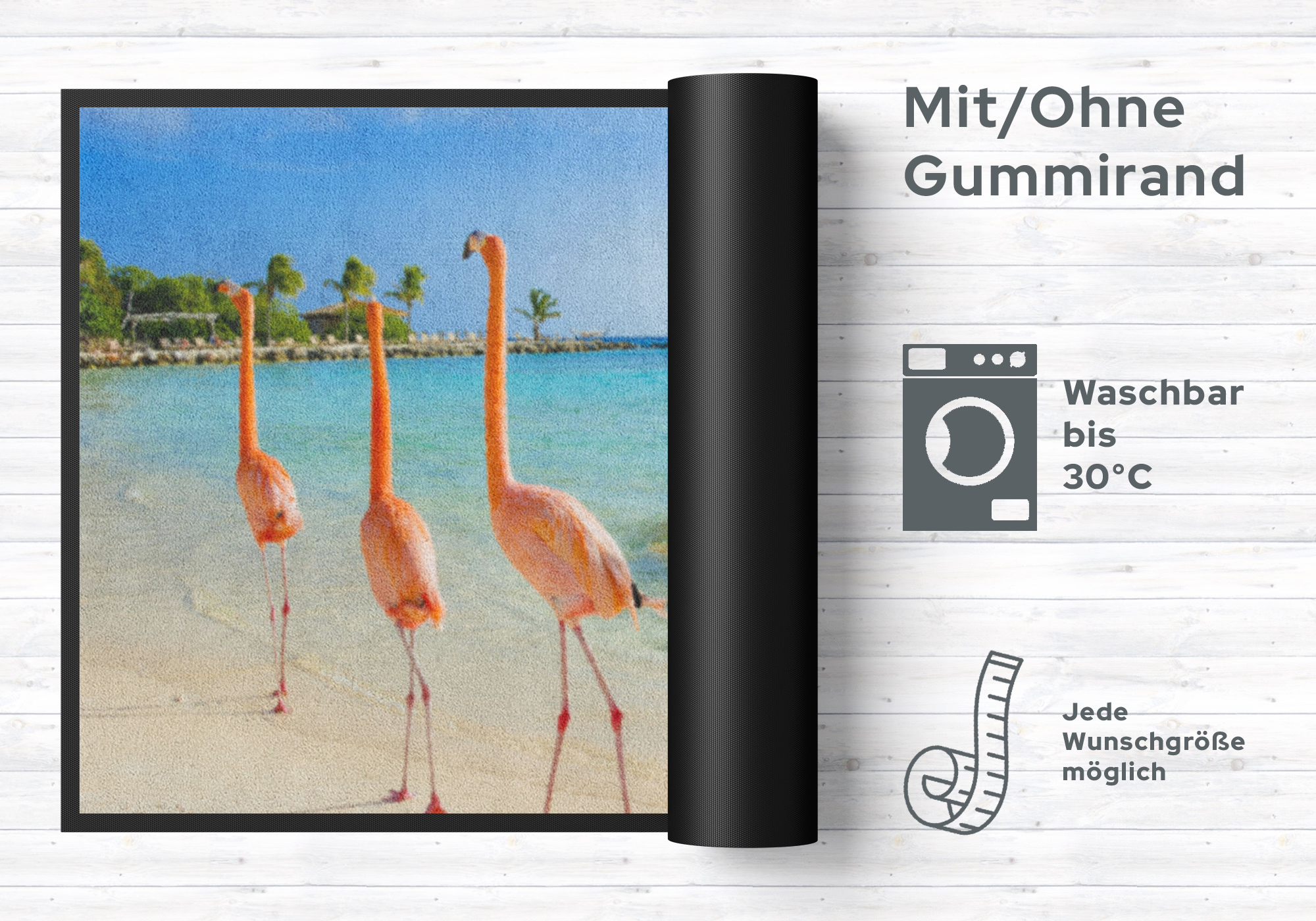 Fussmatte Flamingo 4528