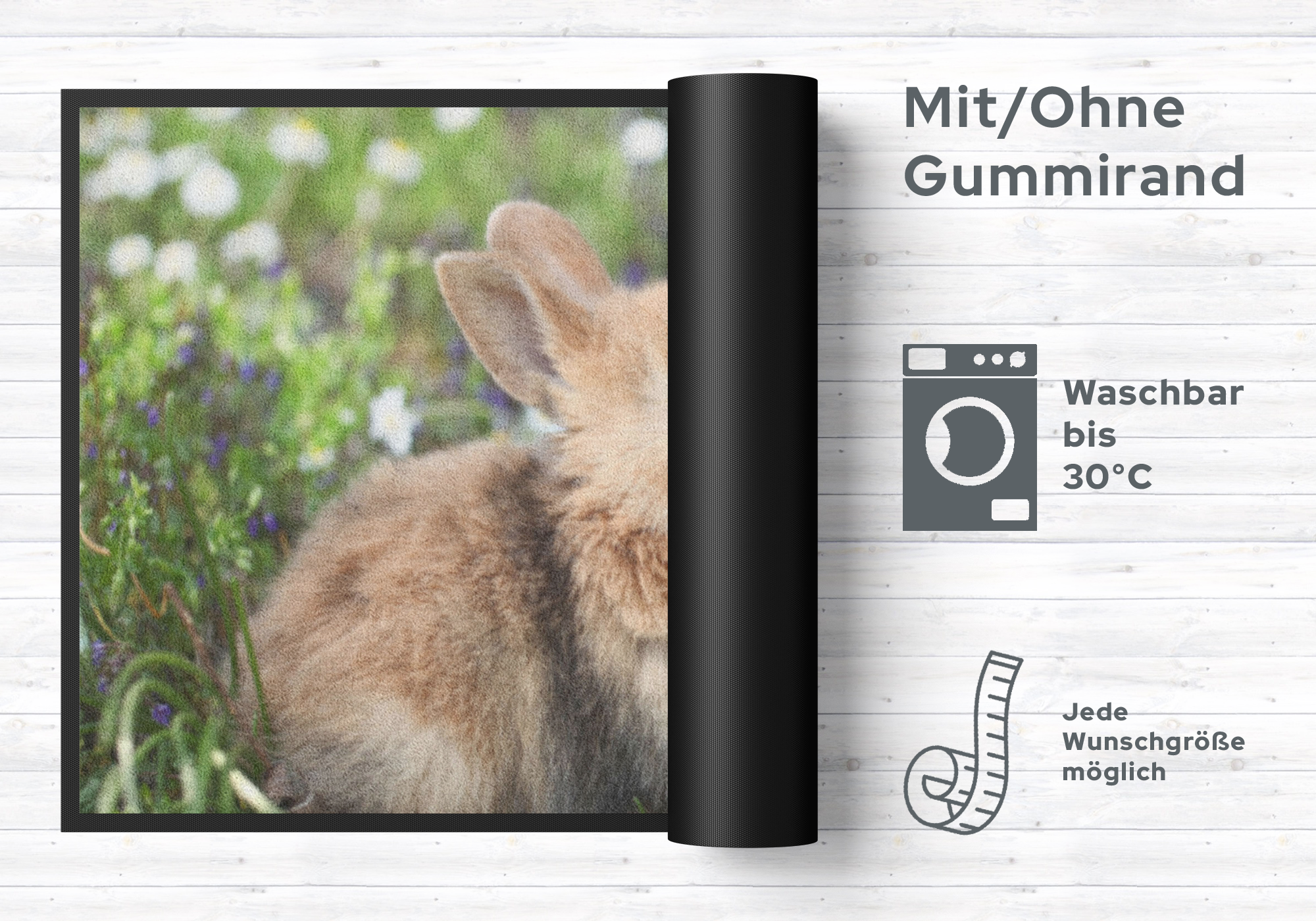 Fussmatte Küken und Hase 4537