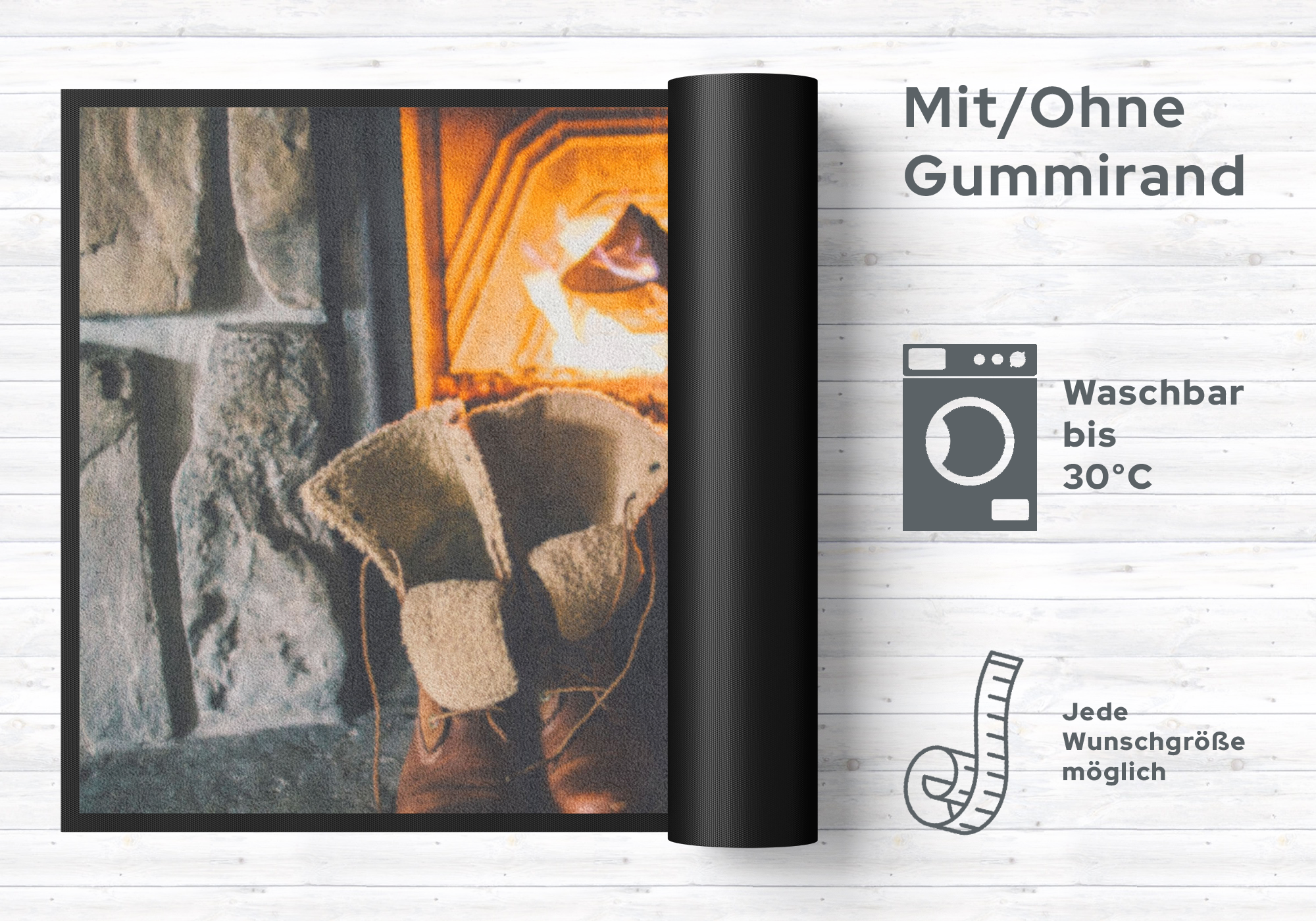 Fussmatte Kamin 4564