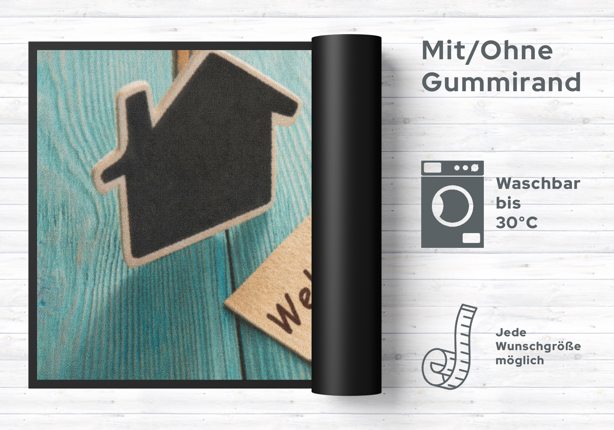 Fussmatte Welcome Haus 4573