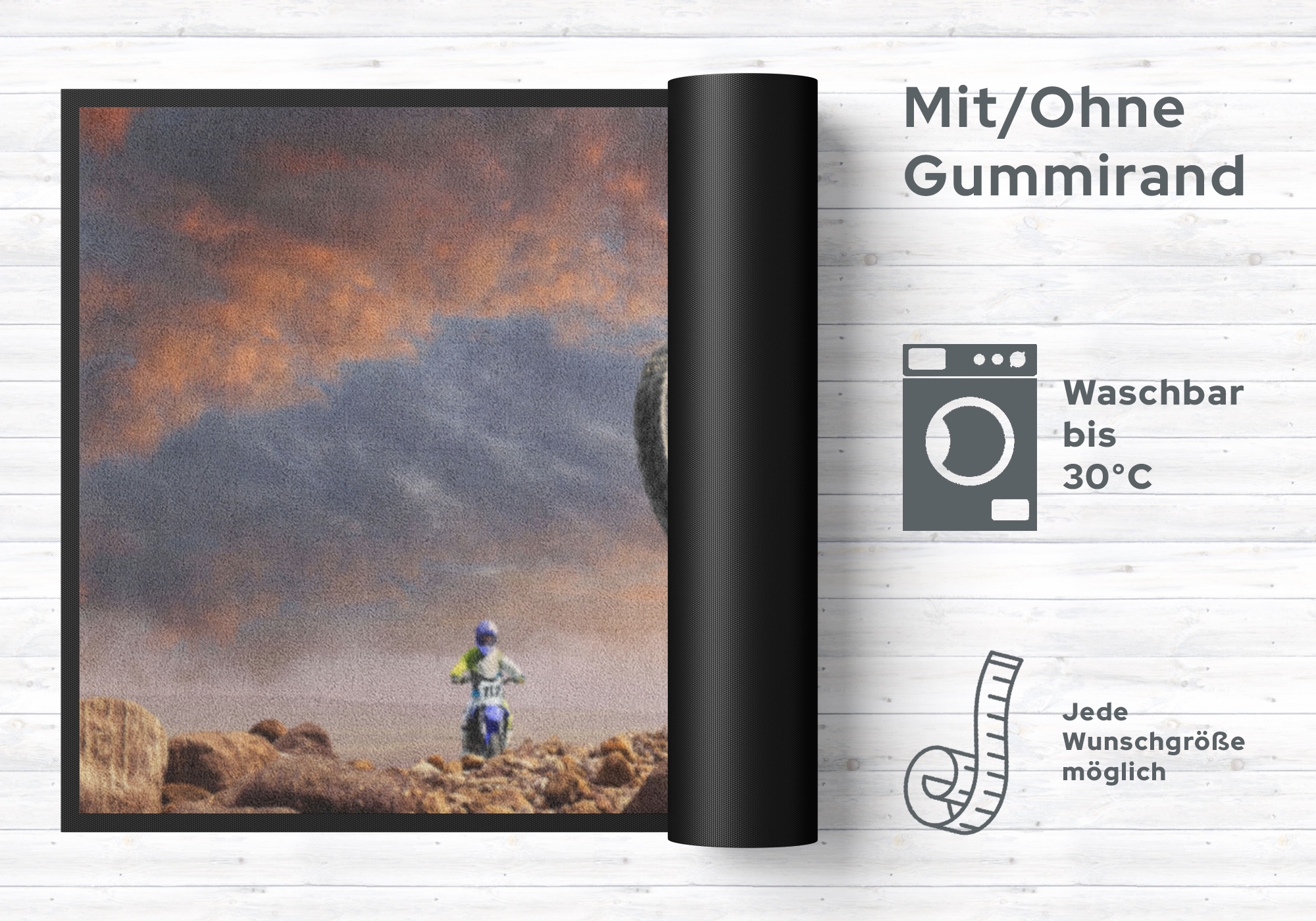 Fussmatte Motocross 4577