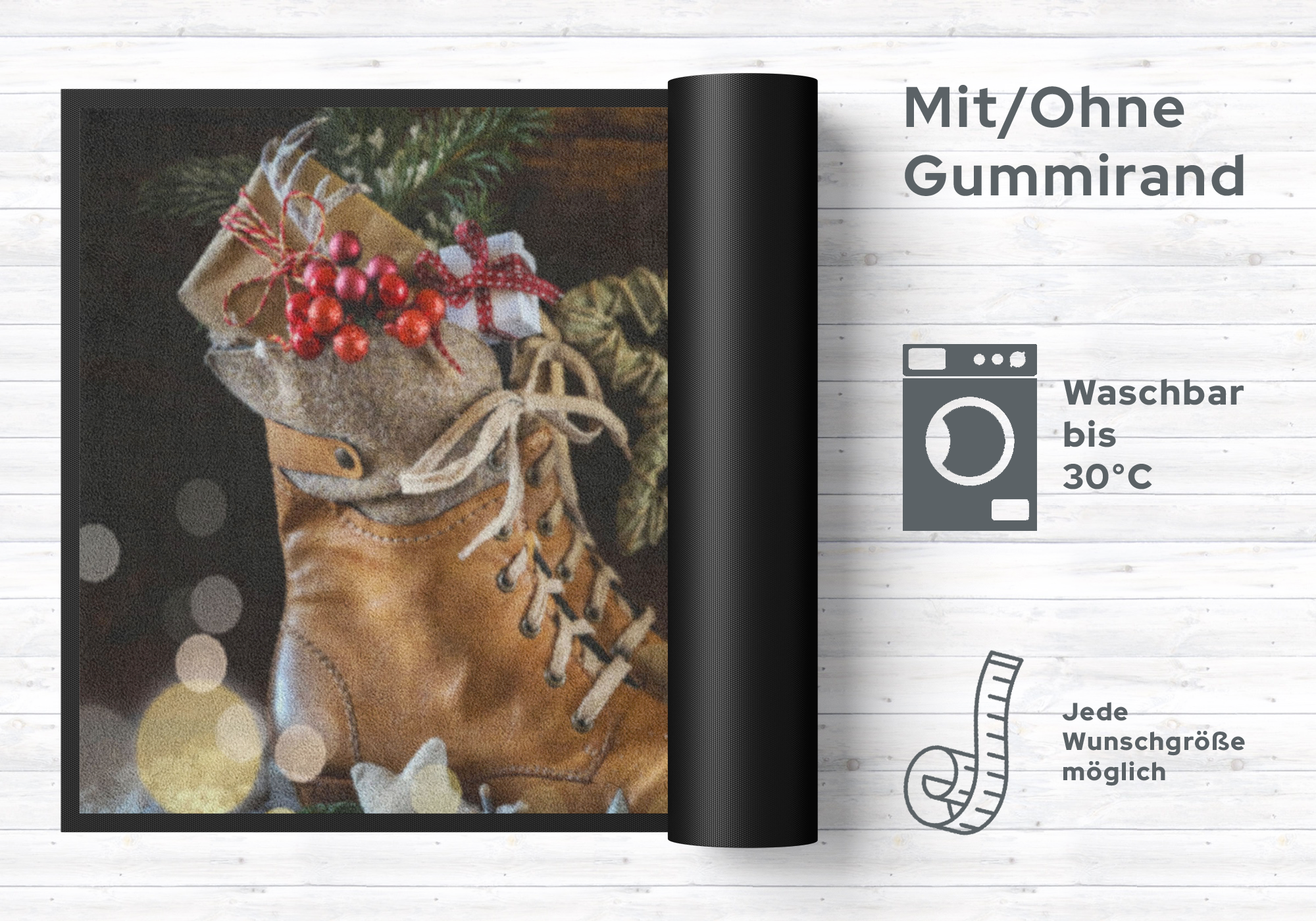 Fussmatte Weihnachten 4590
