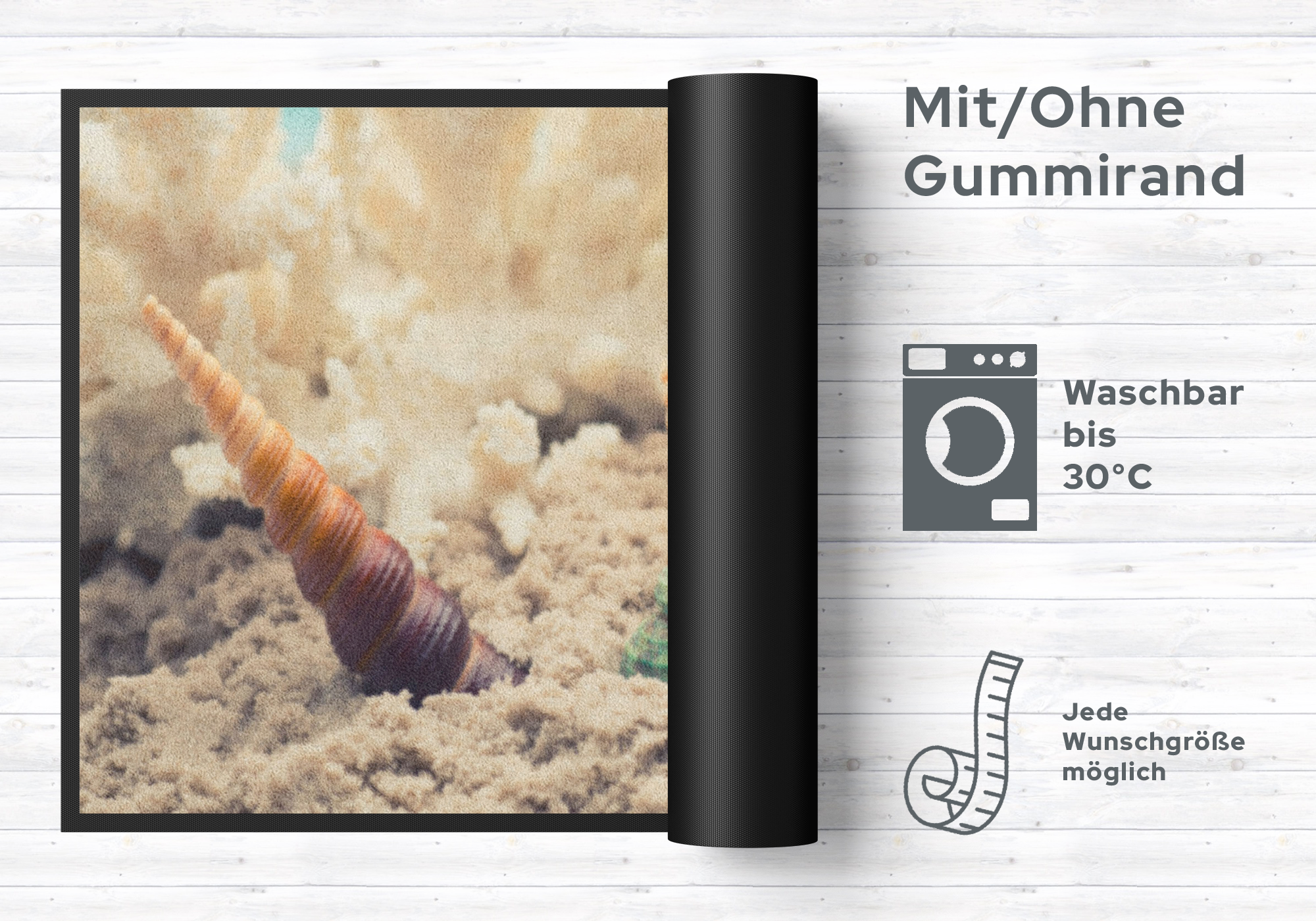 Fussmatte Muscheln 4592