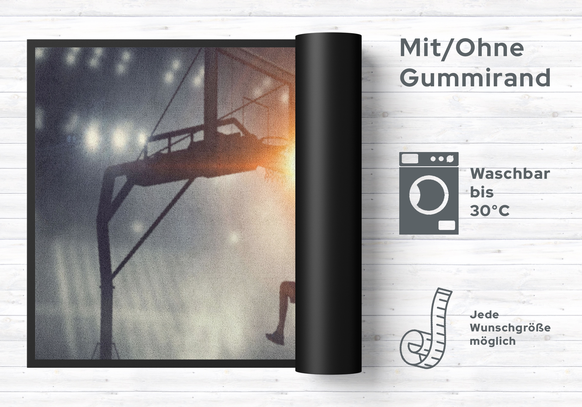 Fussmatte Basketball 4599